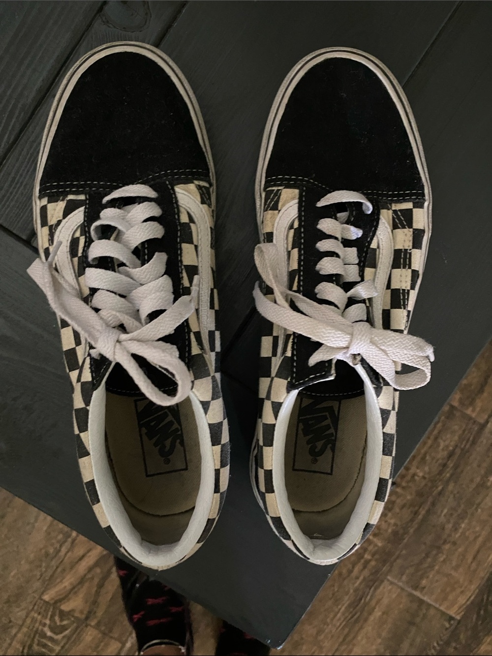 Vans Black & White Checkerboard Old Skool Sneakers